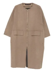 Кашемировое пальто Max Mara, коричневый