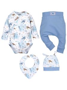 Набор NINI Meerestiere, пыльно-синий/светло-голубой