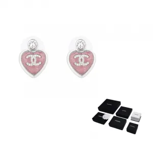 CHANEL Серебряные металлические серьги-гвоздики для женщин