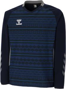 Тренировочная футболка Hummel Piste Pro Woven, унисекс, для взрослых, темно-синий