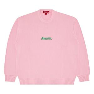 Свитер Supreme Old English Sweater, розовый