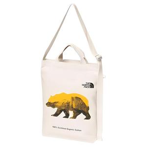 THE NORTH FACE Одноплечевая сумка через плечо из органического хлопка с принтом медвежонка унисекс, Natural Patch Bear Print