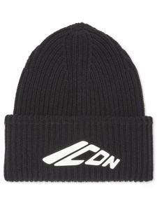 DSQUARED2 шапка бини с аппликацией Icon, черный