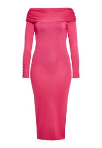 Вязаное платье faina, розовый