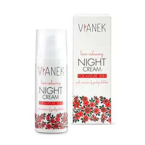 Крем от мимических морщин Line-Reducing Night Cream Vianek, 50 ml