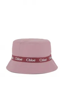 Панама с логотипом Chloé Kids, фиолетовый