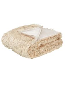 Beliani Покрывало DELICE коричневого цвета - (Ш) 200 x (В) 2 x (Д) 220 см