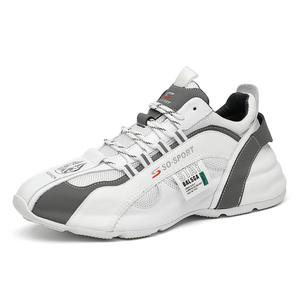 Износостойкие, легкие, дышащие и нескользящие. Низкие повседневные мужские туфли Devanro, White