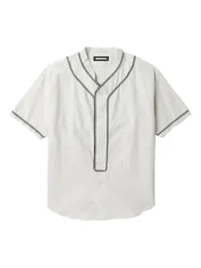 Вышитая рубашка с коротким рукавом Neighborhood, нейтральный