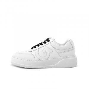 Кеды мужские, обувь для скейтбординга низкая Golf, белый/зеленый