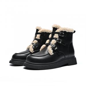 ZHR Ботильоны женские черно-коричневые