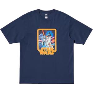 UNIQLO Футболка унисекс морского синего цвета Marine Blue