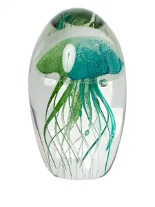 Стеклянная пресс-папье "Медуза" Cu I Seeyou, синий