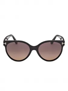 Солнцезащитные очки круглой формы Tom Ford, черный