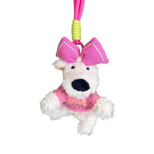 Плюшевый кулон с крючком для кукол, высота 10см Tak Bebe, розовый