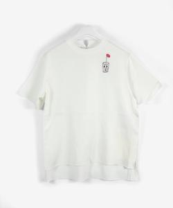 Пуловер из атласа с добавлением хлопка, сшитый спереди и сзади.