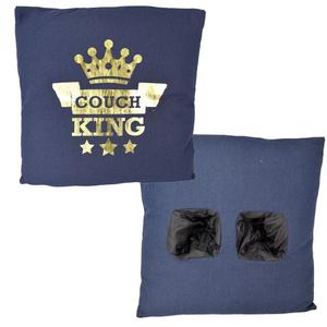 Подушка для дивана Couch King золотого/темно-синего цвета, декоративная подушка 43 x 43 см OOTB