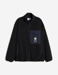 (M) Повседневная флисовая куртка