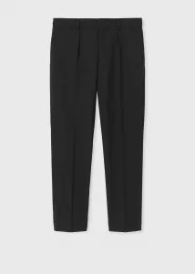 Брюки зауженного кроя в стиле "джерси" с одной заправкой