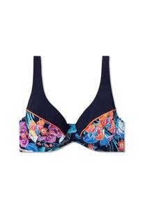 Верх бикини на косточках цвет морской волны микс и подбор Schiesser, мультиколор