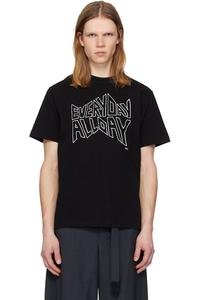 Футболка с принтом «Джефф Сакаи» Sacai, черный