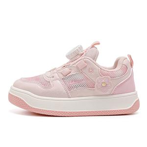 Противоскользящие легкие амортизирующие детские кроссовки для скейтбординга WARRIOR, розовый/белый