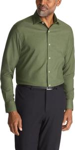 Мужская классическая рубашка Tommy Hilfiger, стандартный крой, базовые вещи, Kombucha Green