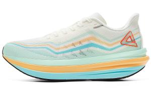 PEAK Кроссовки для бега с низким верхом, амортизирующие, износостойкие, дышащие, нескользящие, белые, оранжевые, зеленые