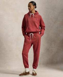 Женские флисовые спортивные штаны на шнуровке Polo Ralph Lauren, Red