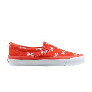 Шлепанцы Vans WTAPS x OG Classic Slip-On LX Bones - Orange, оранжевый