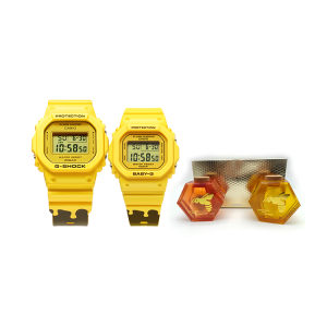 Часы CASIO унисекс G-SHOCK и BABY-G, Желтый