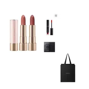 Легкие шимерные помады матовые легко растушевываются осветляют тон натуральные Carslan