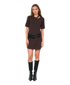 Платье-Футляр цвета эспрессо от Carmen Designers Remix, коричневый