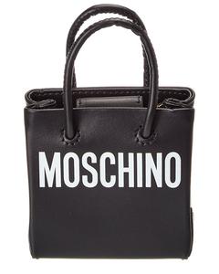 Кожаный кошелек для монет Moschino (Аутентичный, бывший в употреблении), черный