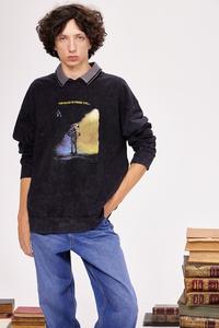 Хлопковый лонгслив Medicine, черный