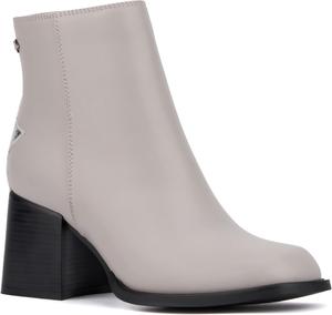 Женские ботинки Olivia Miller Star с квадратным носком и резиновой подошвой, Grey