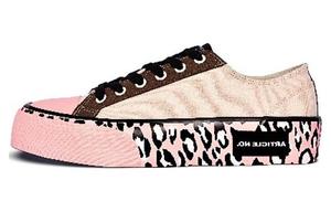 Низкие скейтерские кроссовки унисекс розовые АРТИКУЛ