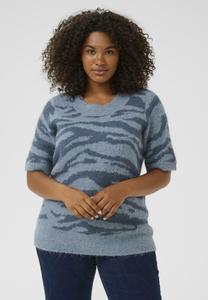 Футболка Kaffe Curve SANDIA, Windward Blu Bering Sea Animal/Blue