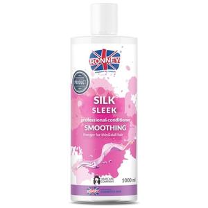 Разглаживающий кондиционер для тонких и тусклых волос, 1000мл Ronney, Silk Sleek Professional Conditioner Smoothing