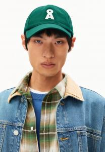 Бейсболка ARMEDANGELS YENAAS ICONIC Å, Emerald Green/Mottled Green
