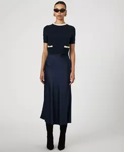 Женский топ Babysoft с короткими рукавами French Connection, белый