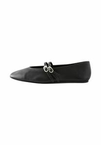 Балетки с ремешком WIDE FIT FOREVER COMFORT ROUND TOE MARY JANE Next, черный