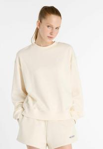 Толстовка New Balance ESSENTIALS FRENCH CREW, Permafrost/White