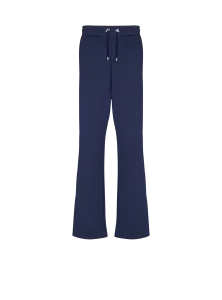 Хлопковые спортивные брюки Balmain, синий