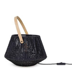 Настольная лампа Paco Home Cisco Tl, черный - дерево