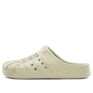 Тапочки adilette clog Adidas, серый