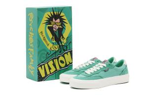 Vision Street Wear Низкие кроссовки для скейтбординга с плоским верхом, унисекс, мятно-зеленые