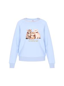 MyMo Женская толстовка светло-голубого цвета