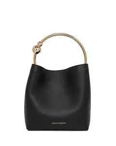 Кожаная сумка цирка Strathberry, черный