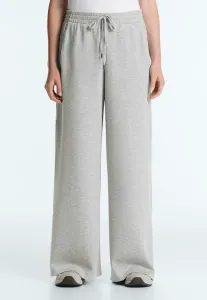 Прямые спортивные брюки из меланжевого пике Oysho, Light Grey